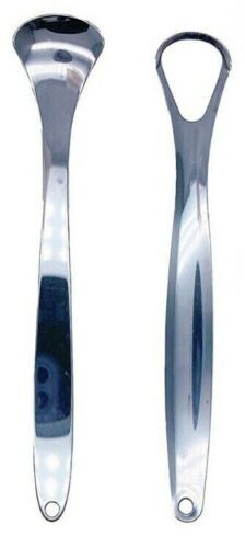 Kitcheniva Stainless Steel Tongue Cleaner, Set of 2