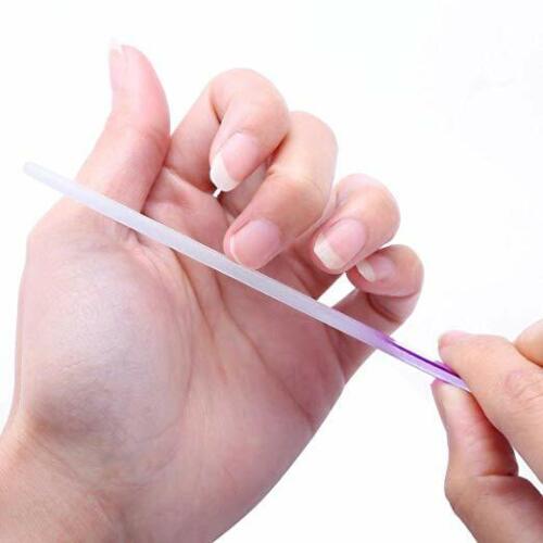 Kitcheniva 6-Pieces Double Sided Crystal Glass Nail Files