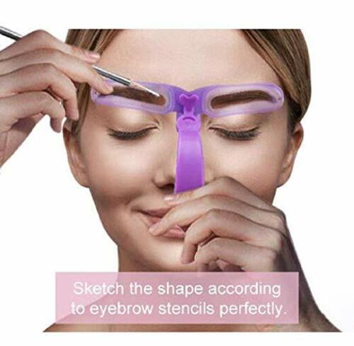 Kitcheniva 8 Styles Eyebrow Shaping Stencils Grooming Shaper