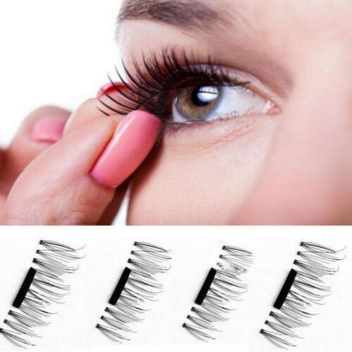 Kitcheniva 4 Pieces 3D Magnetic False Eyelashes