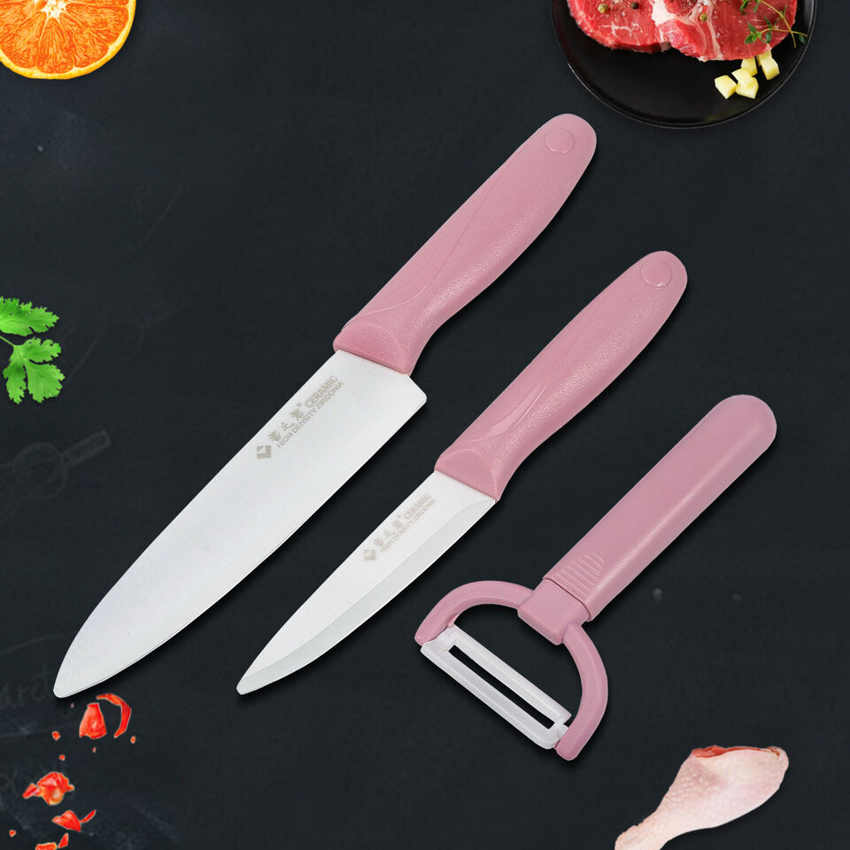 Kitcheniva Blade Sharp Ceramic Kitchen Knife Set and Peeler