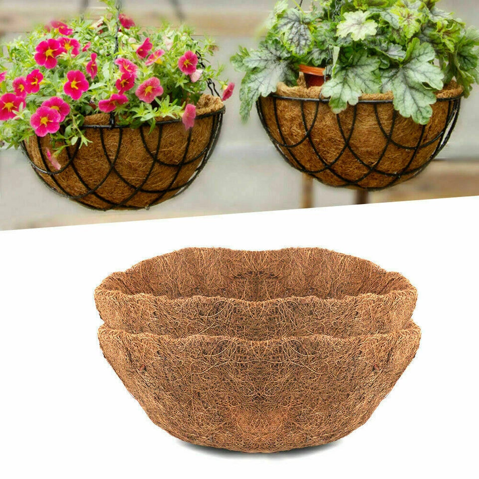 Kitcheniva 100% Natural Round Coconut Liners 2 Pcs