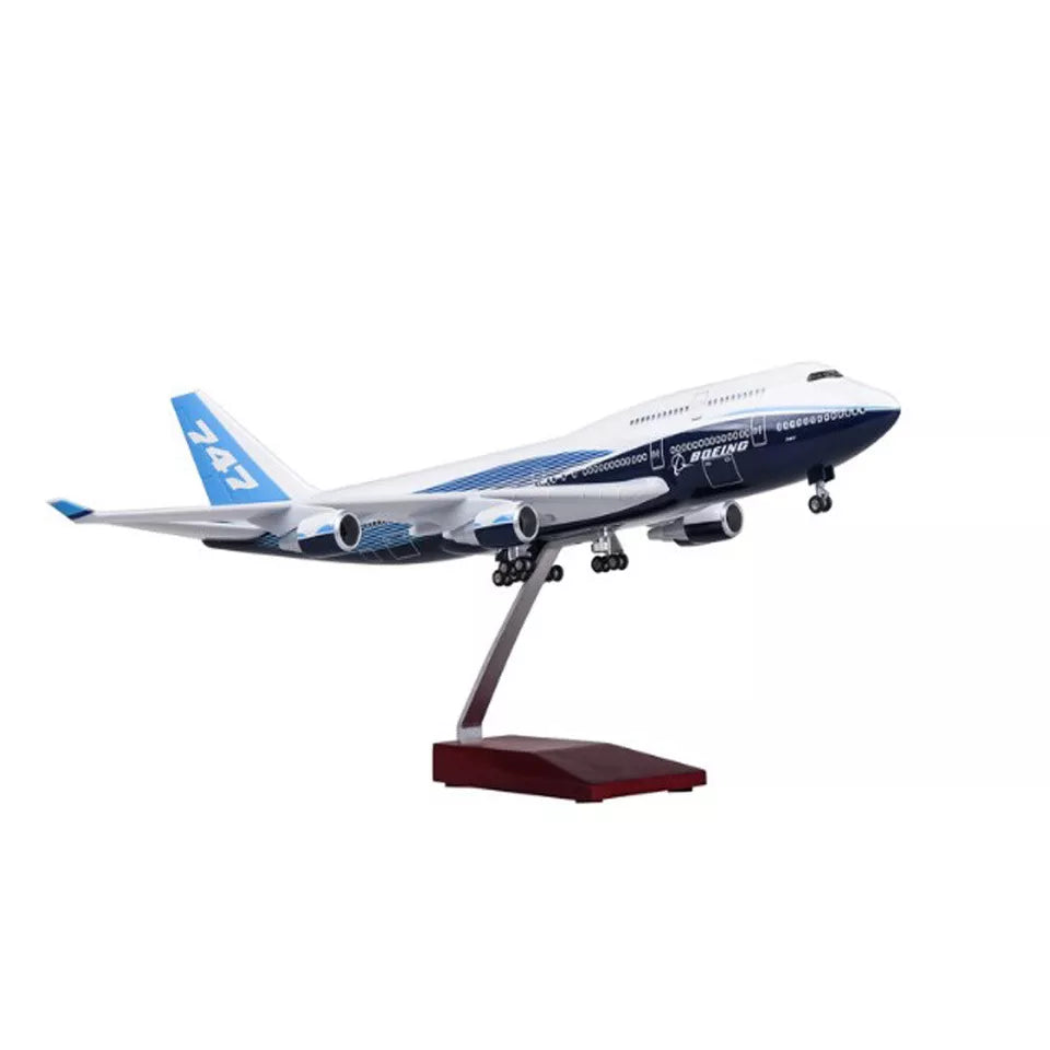 Kitcheniva Aircraft 1/150 B747 Boeing 747-400 Plane Model Replica Resin 47cm