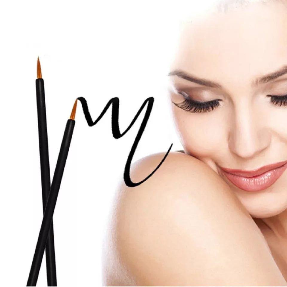 Kitcheniva Disposable Fine Tip Eyeliner Brushes 100 Pcs