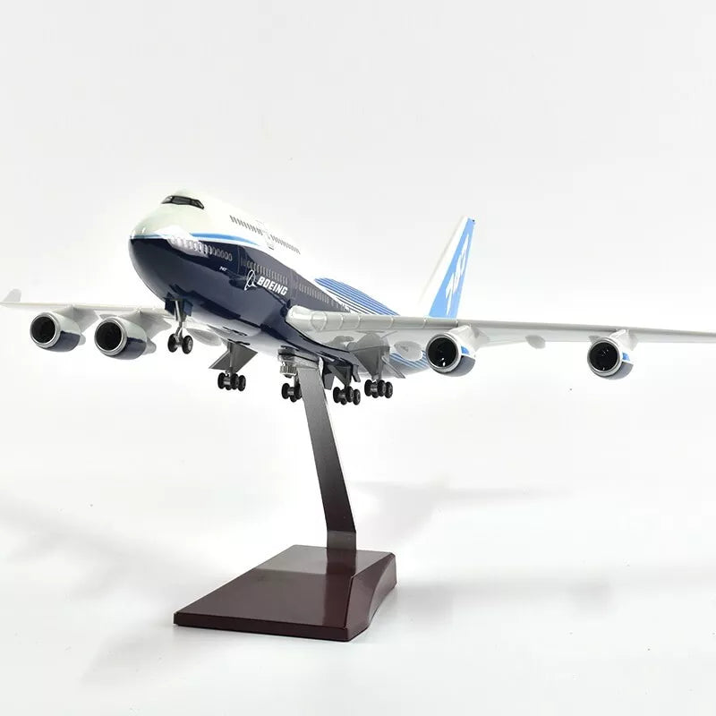 Kitcheniva Aircraft 1/150 B747 Boeing 747-400 Plane Model Replica Resin 47cm