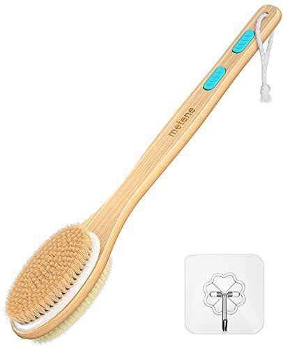 Kitcheniva Premium Natural Bristle Wooden Bath Shower Body Back Brush