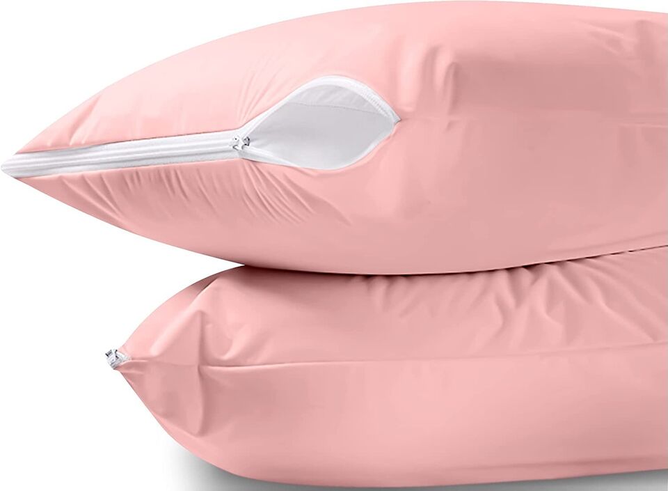 Kitcheniva Bedding Bug Proof Zippered Pillow Encasement Waterproof