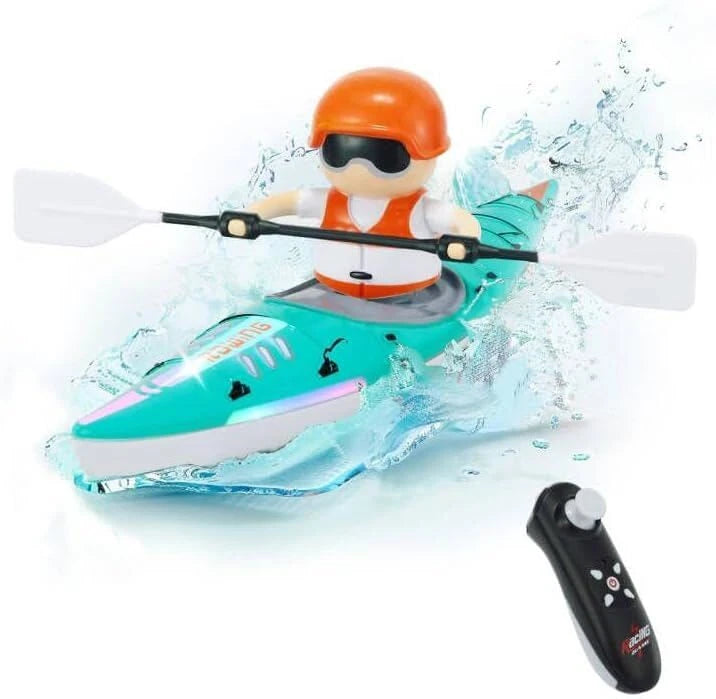 Kitcheniva Kids RC Kayak Boat With LED Lights