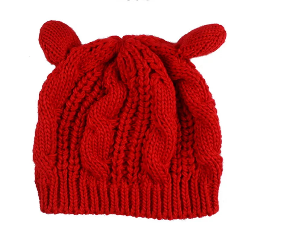 Kitcheniva Women Winter Beanie Crochet Braided Knit Hat