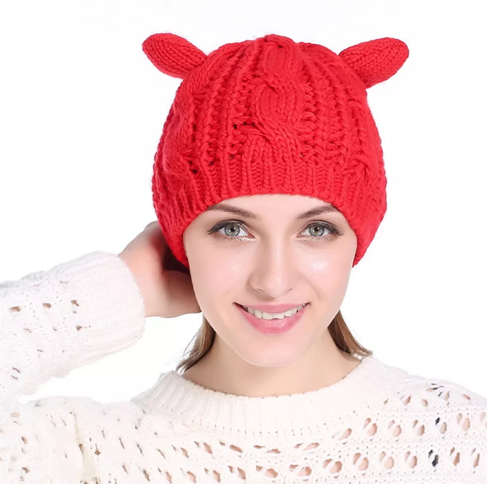 Kitcheniva Women Winter Beanie Crochet Braided Knit Hat