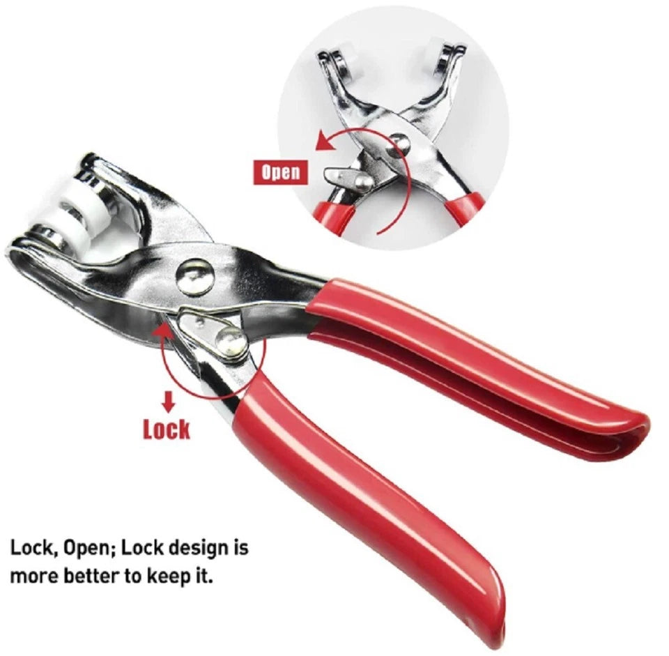 Kitcheniva Metal Snap Button Kit With Fastener Pliers 200 Set