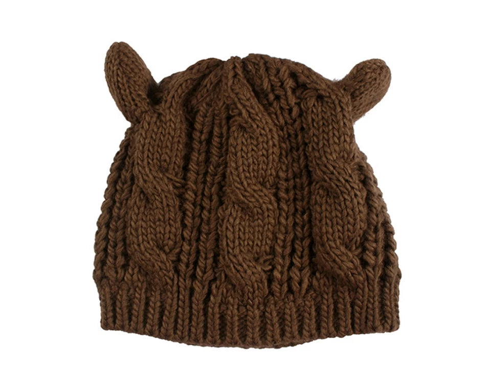 Kitcheniva Women Winter Beanie Crochet Braided Knit Hat