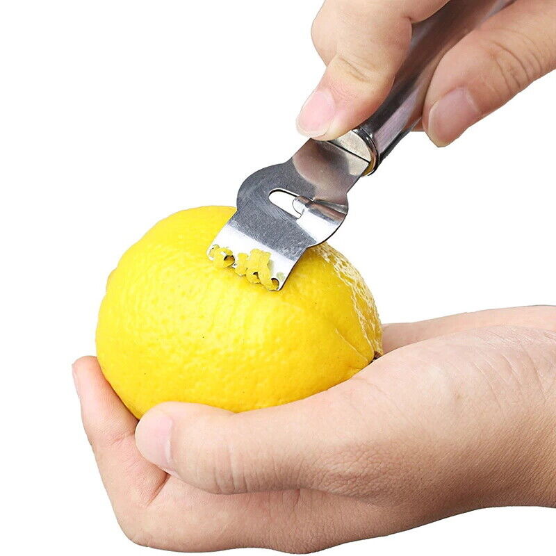 Kitcheniva Stainless Steel Handheld Lemon Zester Grater Set of 4