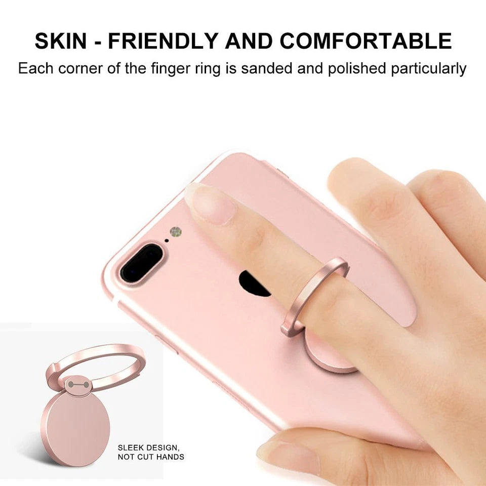 Kitcheniva 360° Metal Finger Grip Ring Stand Holder
