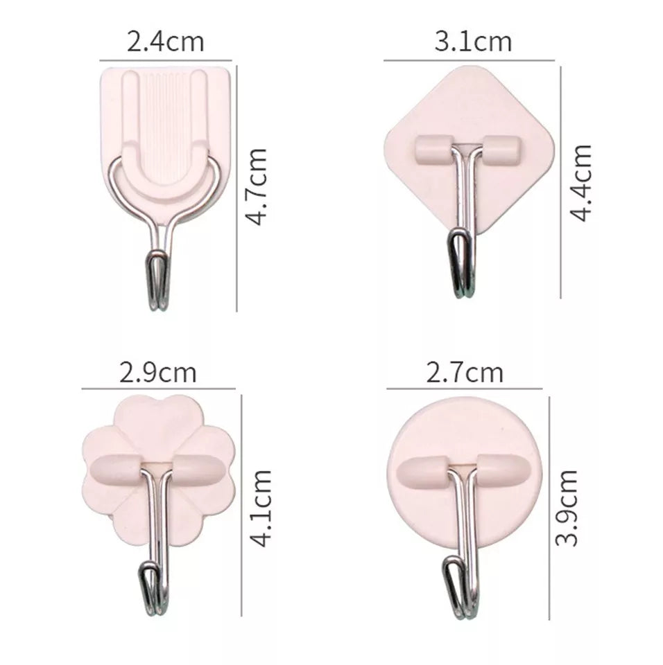 Kitcheniva Heavy Duty Adhesive Wall Hooks 24 Pcs