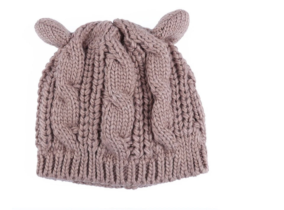 Kitcheniva Women Winter Beanie Crochet Braided Knit Hat
