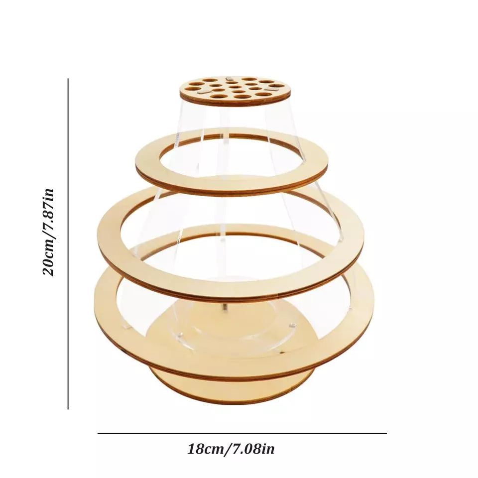 Kitcheniva Wooden Vase Kit For Flower Bouquet Building Display