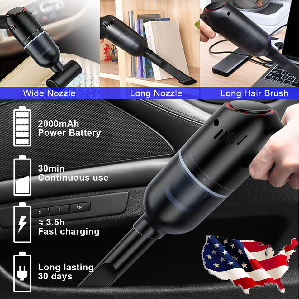 Kitcheniva Portable Powerful Cleaner Wet Dry Handheld Vacuum Duster