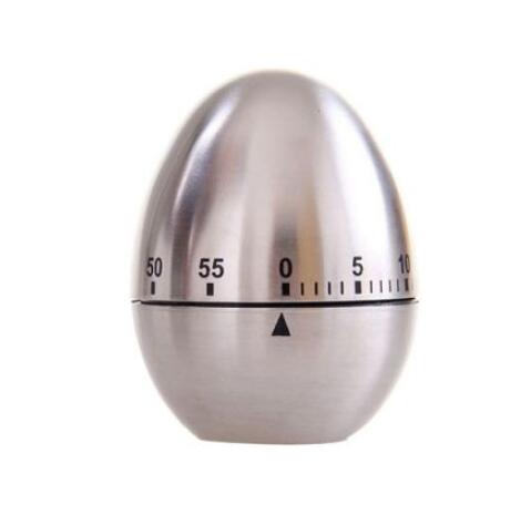 Steel Egg Shaped Stopwatch