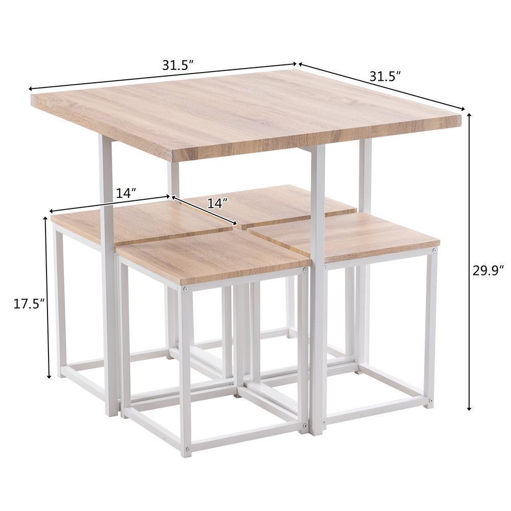 Kitcheniva 5-Piece Dining Table Set