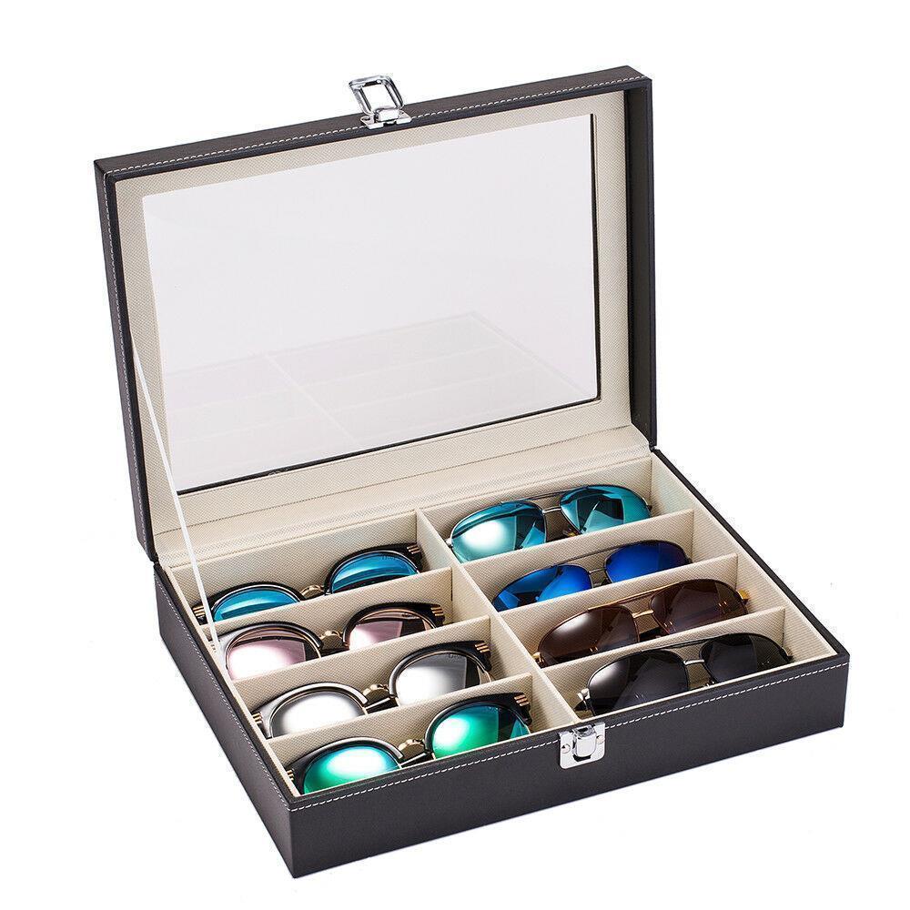 Kitcheniva PU Display Storage Case Box Organizer For Sunglasses