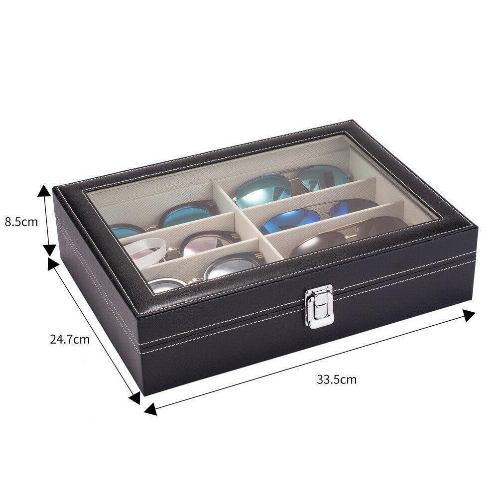 Kitcheniva PU Display Storage Case Box Organizer For Sunglasses