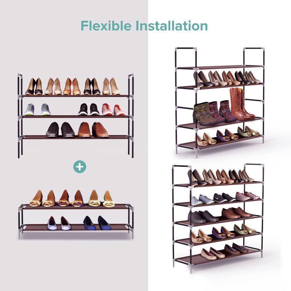 Kitcheniva Shoe Storage Organizer Cabinet Tower Shelf