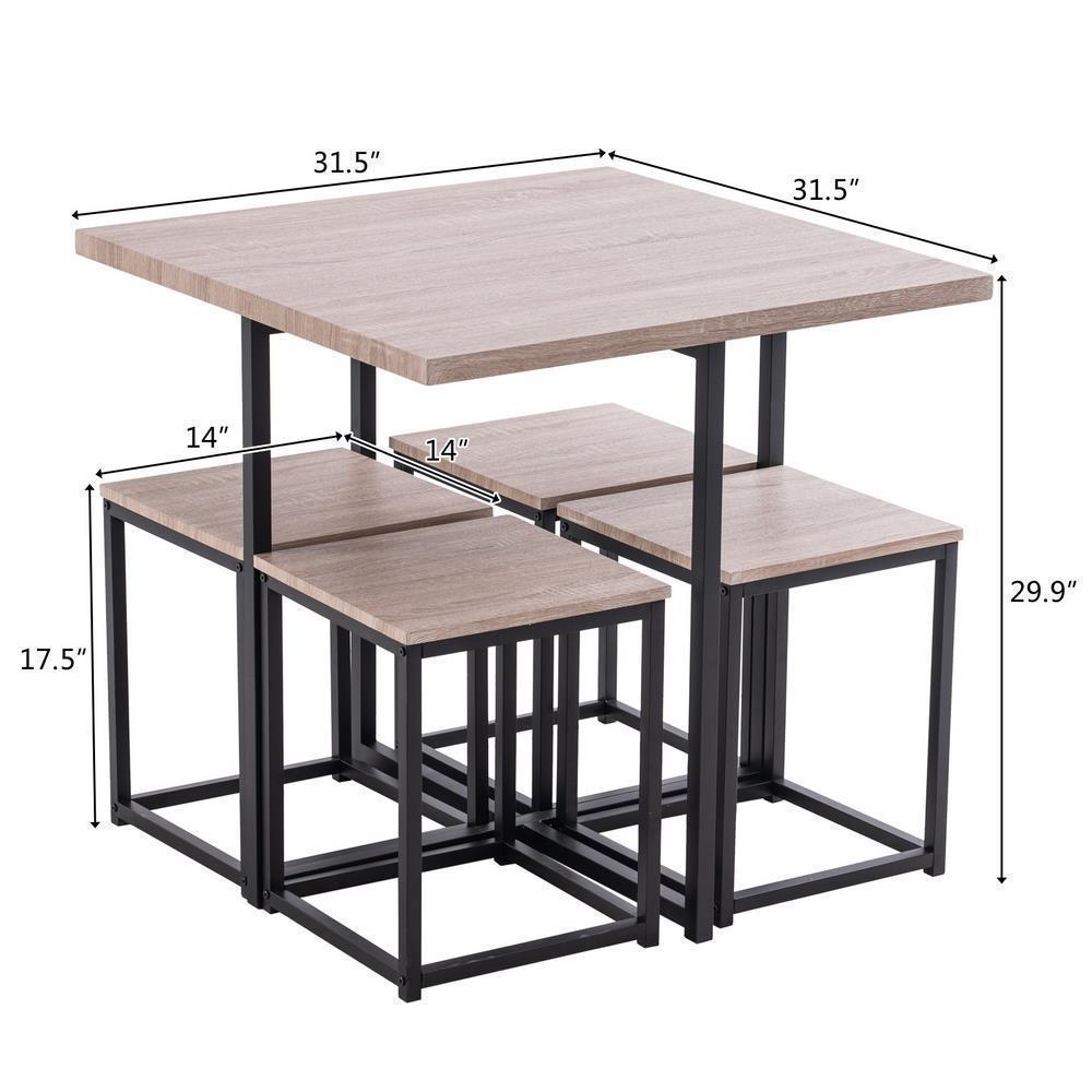 Kitcheniva 5-Piece Dining Table Set