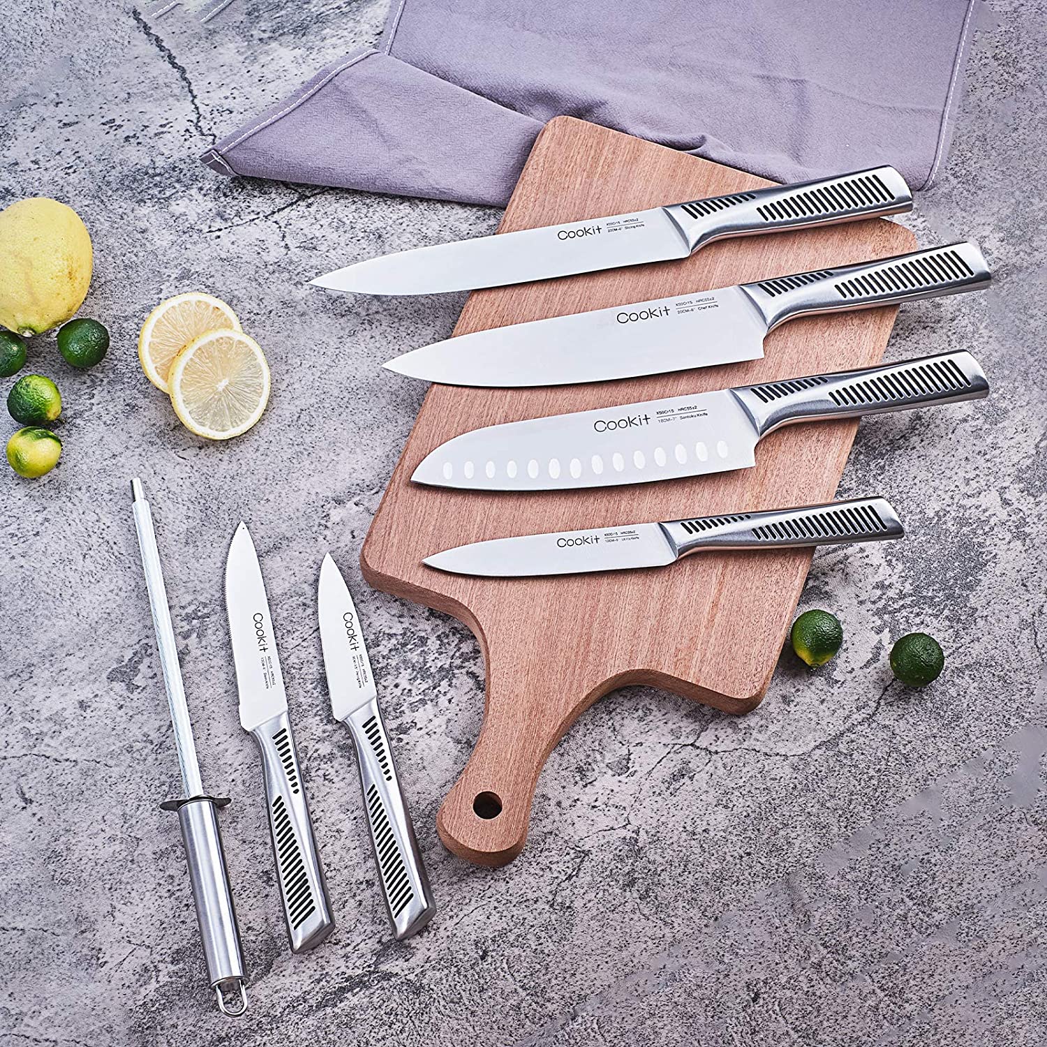 15 Pieces Stainless Steel Knives