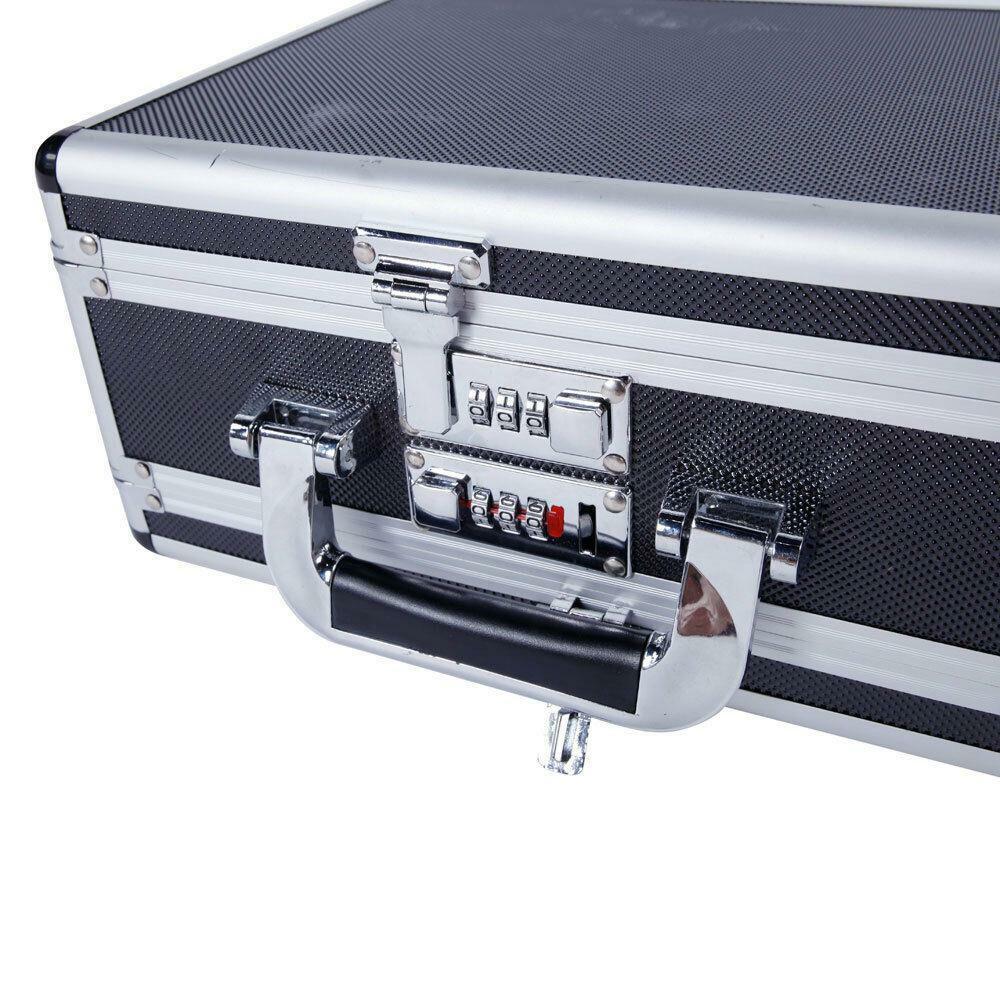 Kitcheniva Double Sided Aluminum Pistol Gun Case Security Handgun