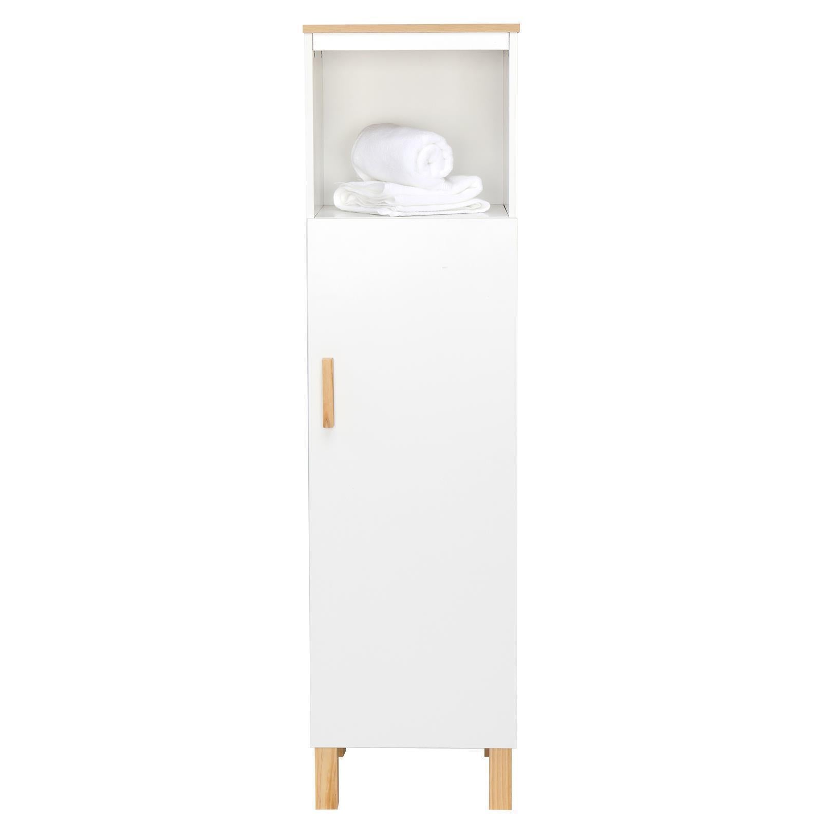 Kitcheniva Bathroom Storage Cabinet Floor Standing Toilet Home