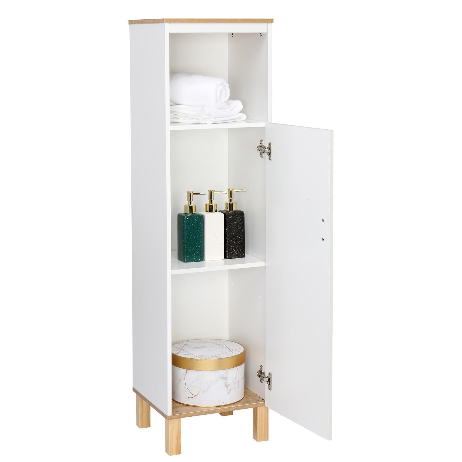 Kitcheniva Bathroom Storage Cabinet Floor Standing Toilet Home