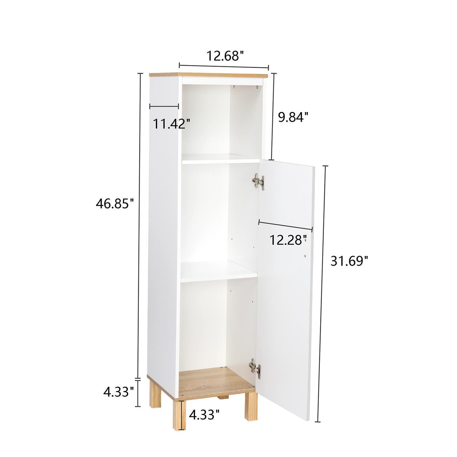 Kitcheniva Bathroom Storage Cabinet Floor Standing Toilet Home