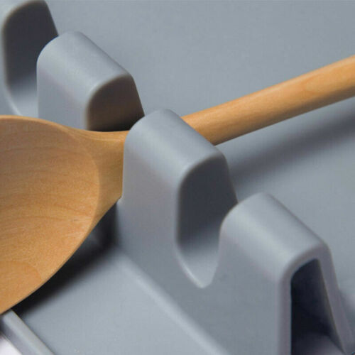 2 In 1 Kitchen Spoon Rests Utensil Spatula Holder