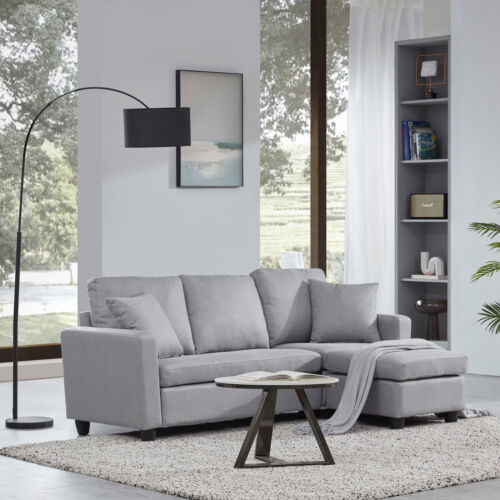 L shaped Couch 3-Seat Sectional Sofa