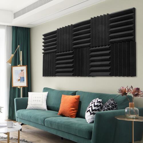 Kitcheniva 48-Pcs Wedge Soundproofing Wall Décor Panel