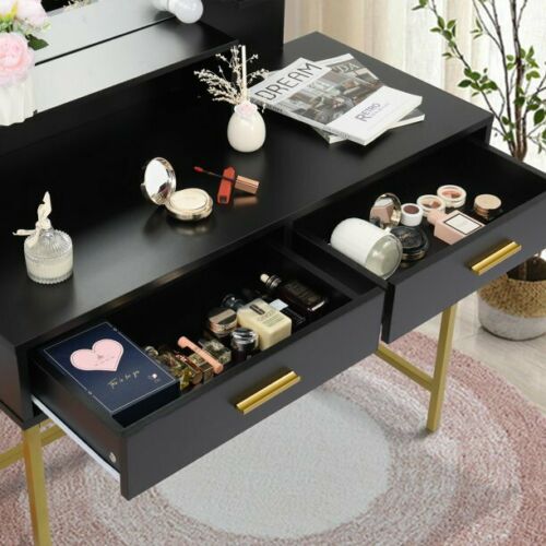 10-LED Lighted Mirror Bedroom Dressing Table