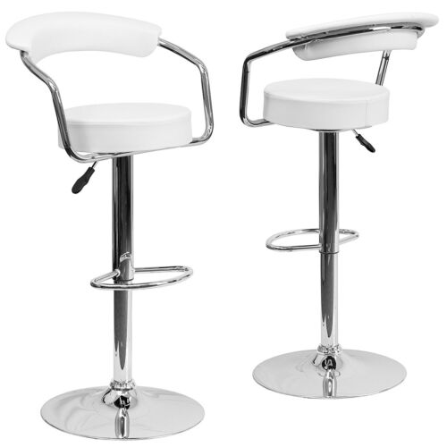 Bar Stool Adjustable Counter Swivel Footrest Chair