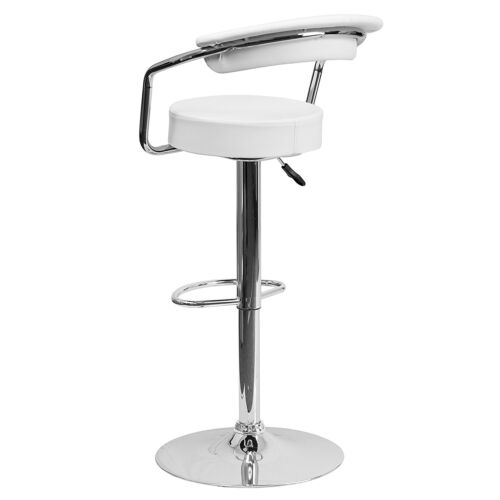 Bar Stool Adjustable Counter Swivel Footrest Chair