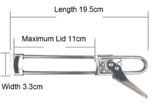 Multifunctional Can Opener Jar Lid Gripper