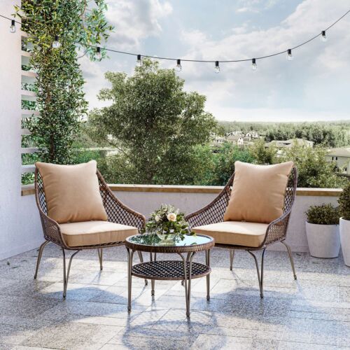 Rattan Wicker Patio Furniture Set