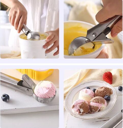 Ice Cream Scoop Easy Trigger Stainless Steel