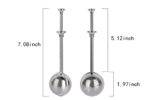 Tea Ball Infusers Long-Handle Stainless Steel