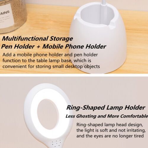 Rechargeable USB LED Desk Light Lamp