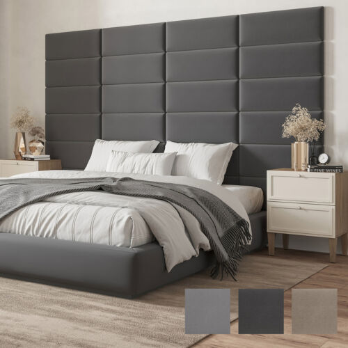 Upholstered Wall Mounted Headboard Panels