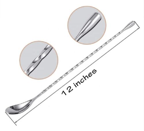 12" Stainless Steel Bar Spoon