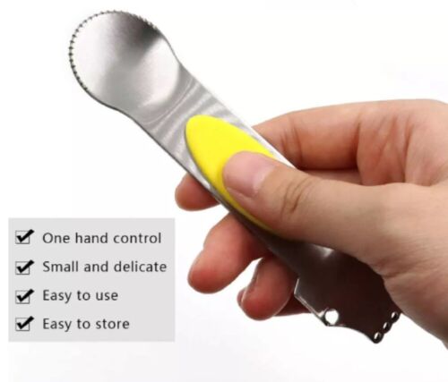 Lemon Zester Grater 3-in-1 Stainless Steel