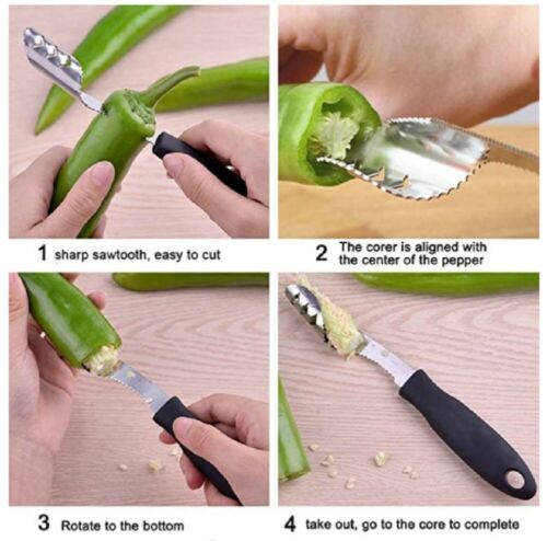 Jalapeno Pepper Corer, Pepper Cutter Kitchen Tool