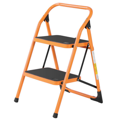 Kitcheniva Portable Anti-Slip 2 Step Ladder Folding Step Stool