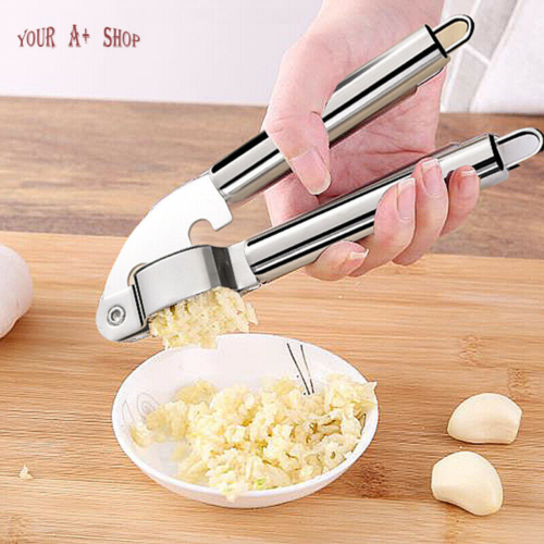 Garlic Press Crusher Squeezer Manual Kitchen Tool